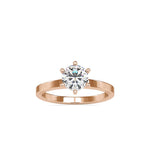 Ulla Classic Six-Prong Solitaire Ring-Dileti