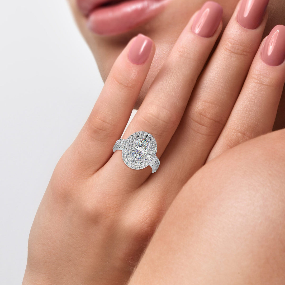 Eniko Oval Diamond Bouquet Ring