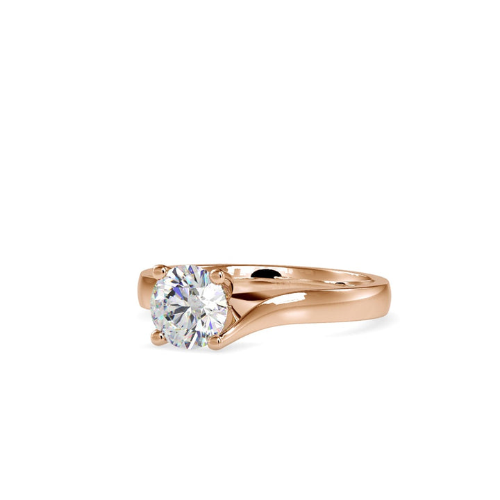 Ava Asymmetric Round Elegance Ring