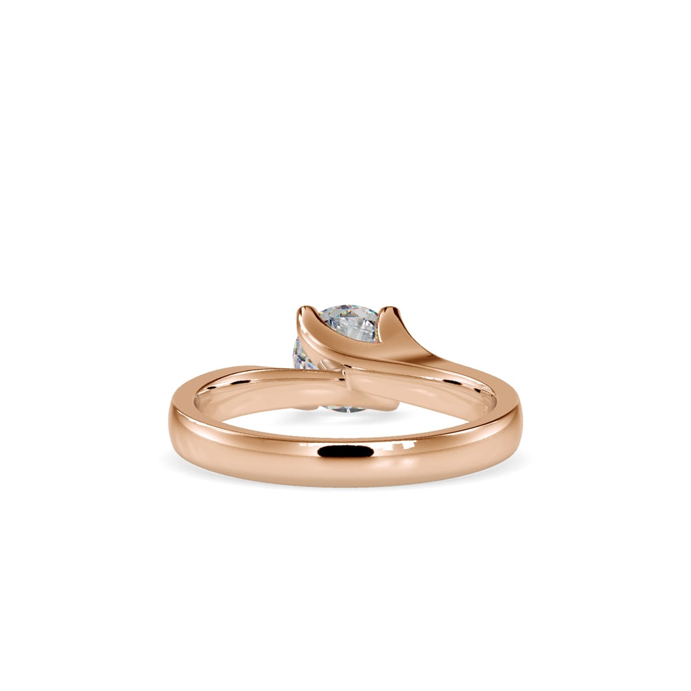 Ava Asymmetric Round Elegance Ring