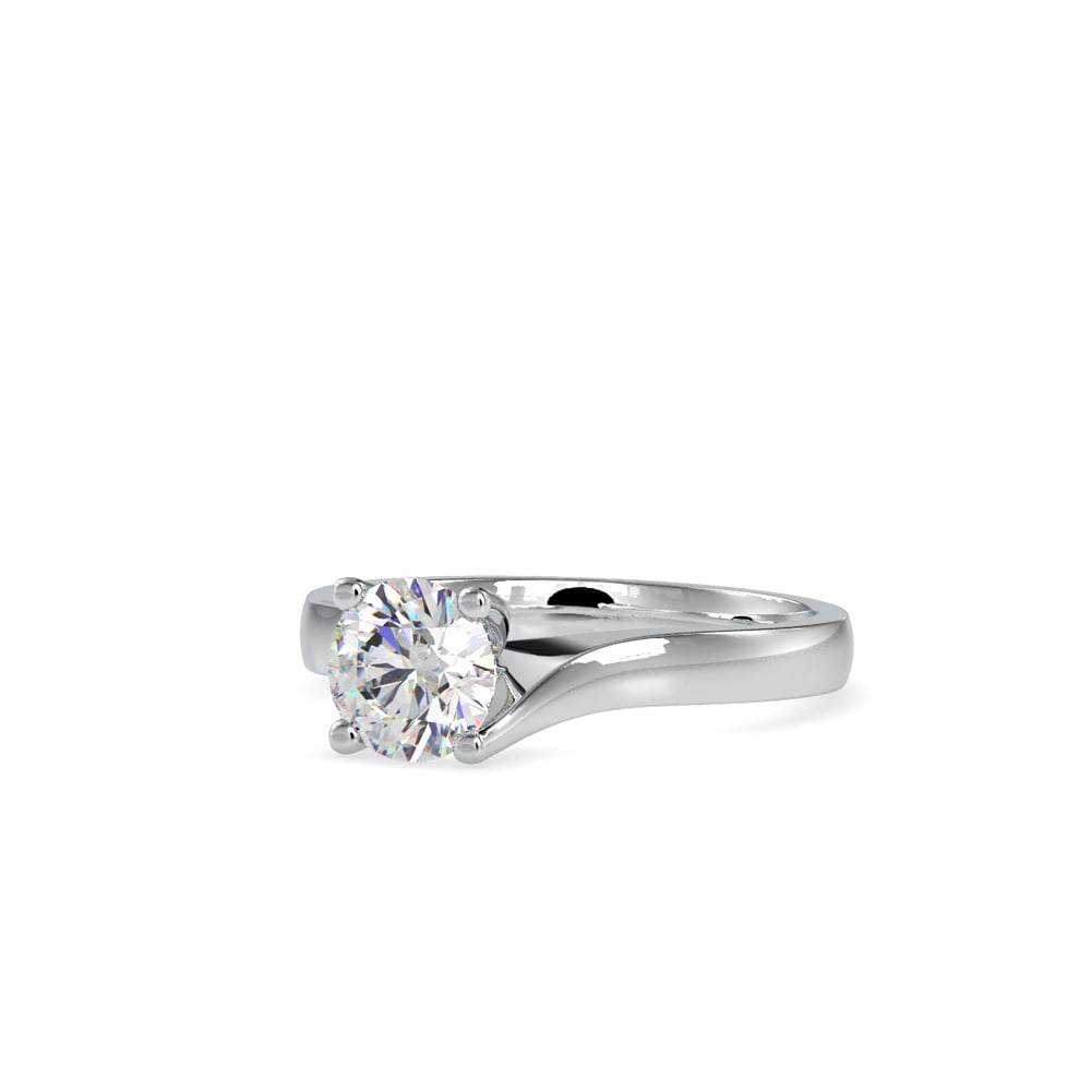 Ava Asymmetric Round Elegance Ring