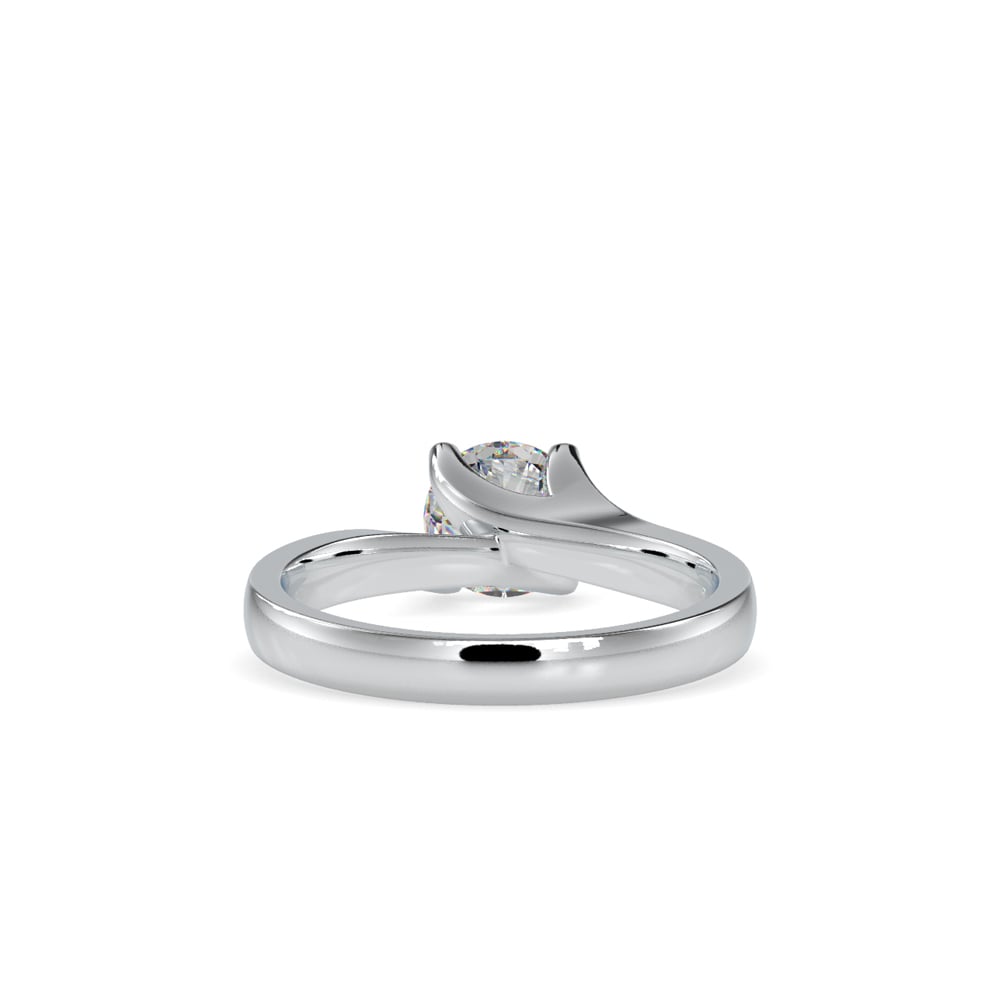 Ava Asymmetric Round Elegance Ring