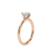 Emilia Eclectic Round Solitaire Ring-Dileti