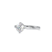 Emilia Eclectic Round Solitaire Setting-Dileti