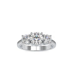 Carissa Tri Circle Radiance Ring-Dileti