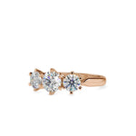 Stella Celestial Tri-Stone Ring-Dileti