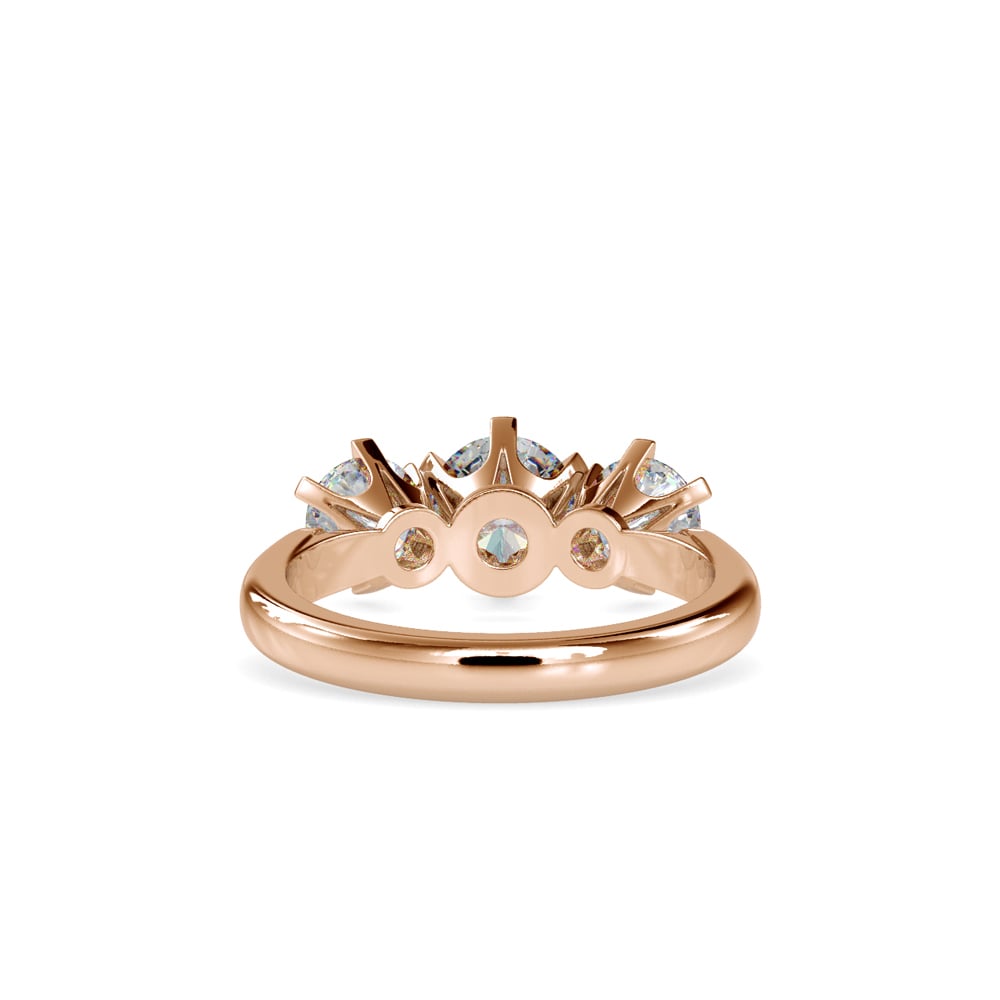 Stella Celestial Tri-Stone Ring