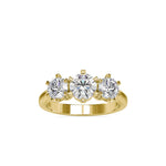 Stella Celestial Tri-Stone Ring-Dileti