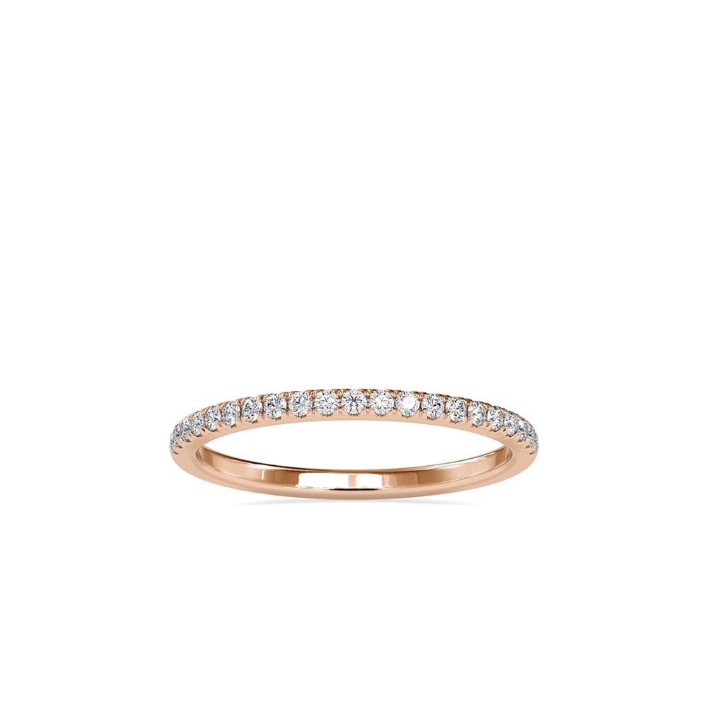 Round Classy Embed Eternal Sparkle Ring