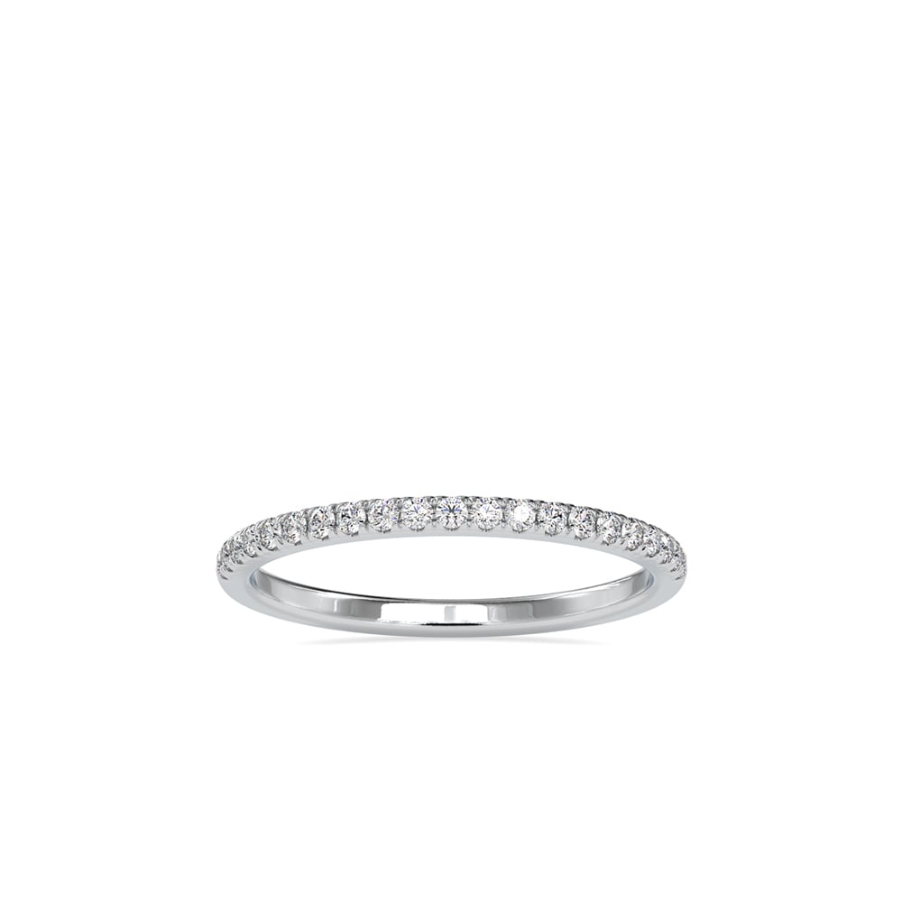 Round Classy Embed Eternal Sparkle Ring