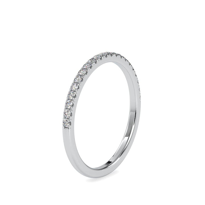 Round Classy Embed Eternal Sparkle Ring