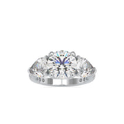 Tove Pear Twist Radiance Setting-Dileti