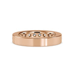 Round Channel Set Wedding Band-Dileti