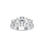 Tonje Twinkle Trinity Circlet Setting-Dileti