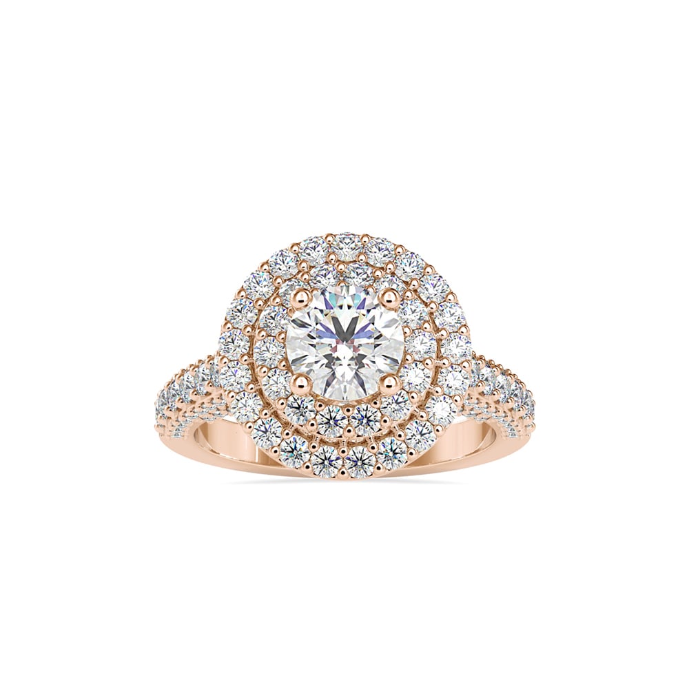 Fleur Round Diamond Basket Setting