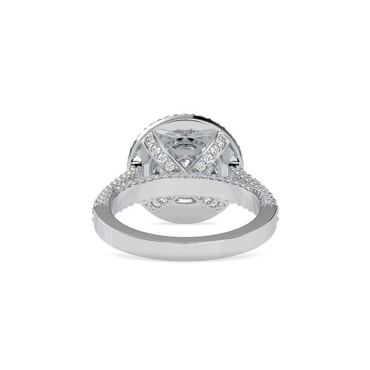 Fleur Round Diamond Basket Ring