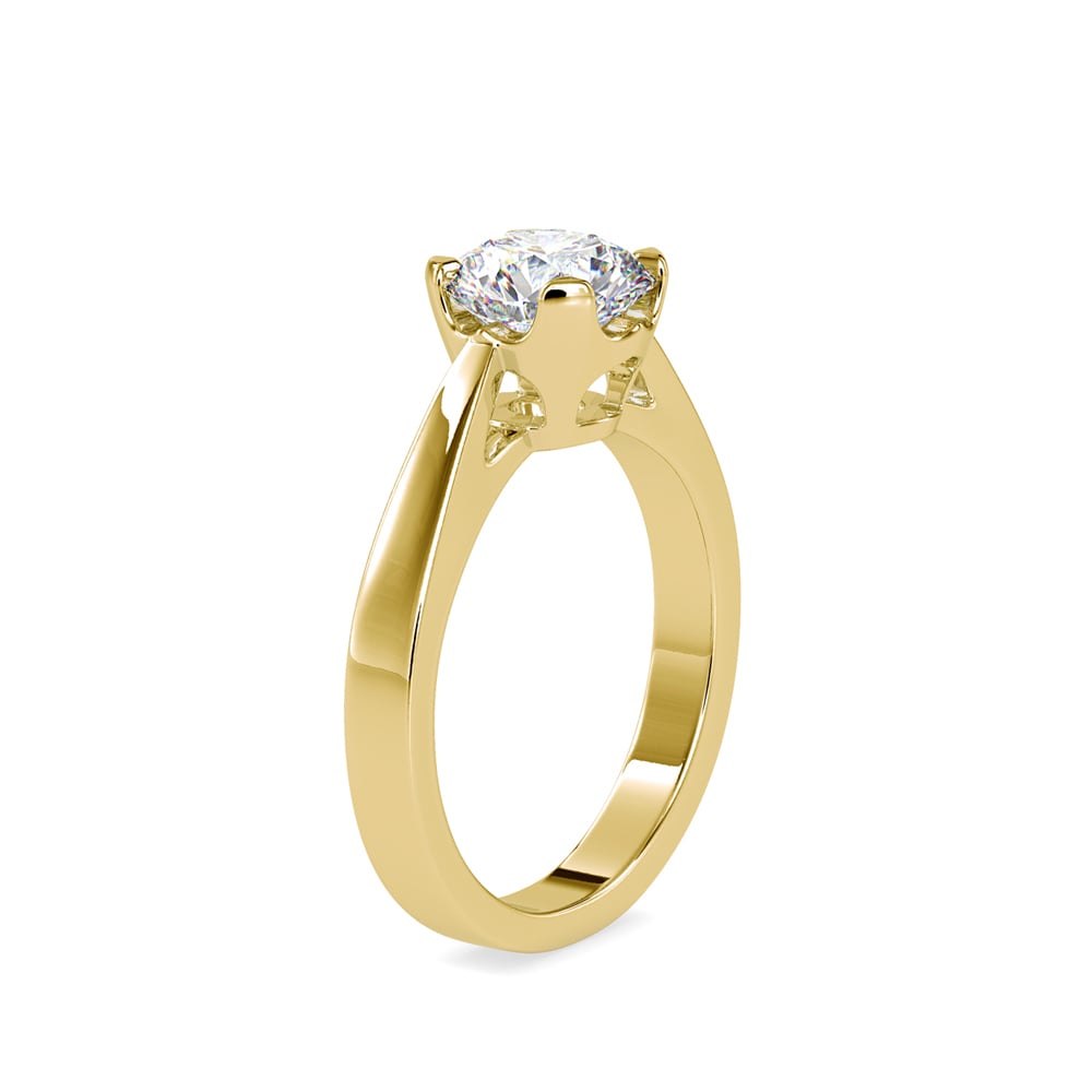 Andromeda Round Solitaire Ring