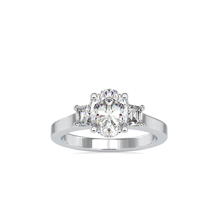 Aurora Oval Square Melody Ring