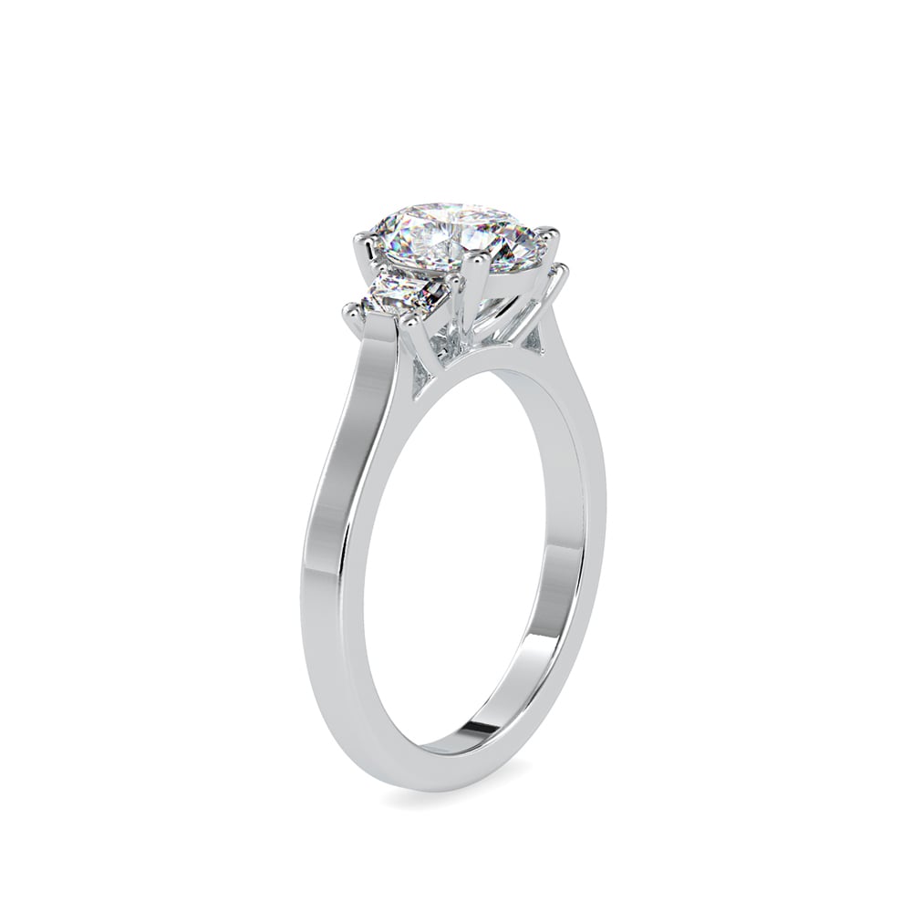 Aurora Oval Square Melody Ring