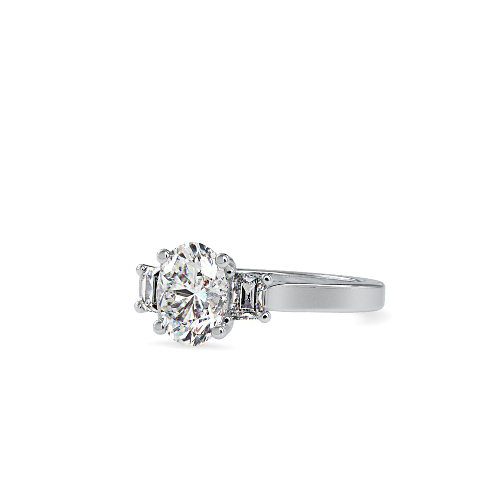 Aurora Oval Square Melody Ring