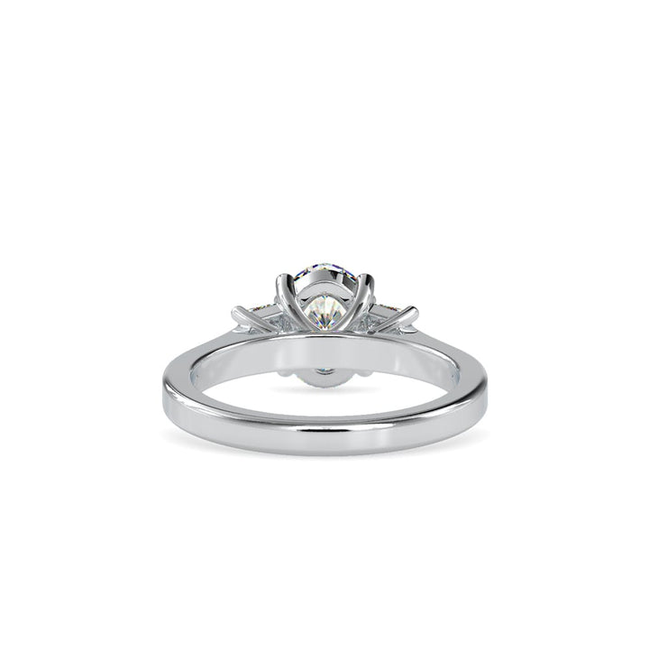 Aurora Oval Square Melody Ring