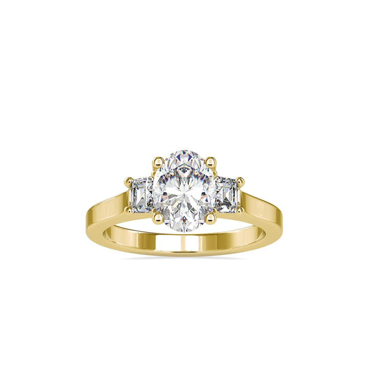 Aurora Oval Square Melody Ring