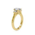 Aurora Oval Square Melody Ring-Dileti