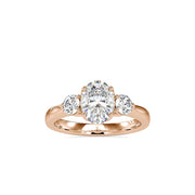 Isla Serenity Oval Cascade Ring-Dileti