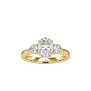 Isla Serenity Oval Cascade Ring-Dileti