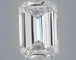 1.00ct Emerald Lab Grown Diamond (Colour E, Clarity VS1, IGI Certified)
