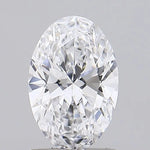 1.02ct Oval Lab Grown Diamond (Colour D, Clarity FL, IGI Certified)