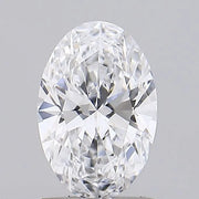 1.02ct Oval Lab Grown Diamond (Colour D, Clarity FL, IGI Certified)