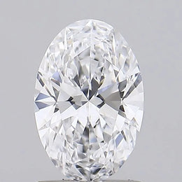 1.02ct Oval Lab Grown Diamond (Colour D, Clarity FL, IGI Certified)
