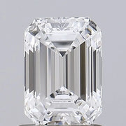 1.07ct Emerald Lab Grown Diamond (Colour D, Clarity IF, IGI Certified)