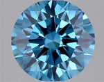 1.22ct Round Lab Grown Diamond (Colour Fancy Vivid Blue, Clarity VVS1, Cut ID, IGI Certified)