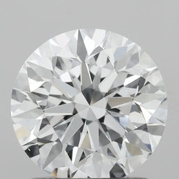 1.30ct Round Lab Grown Diamond (Colour G, Clarity VVS2, Cut EX, IGI Certified)