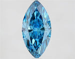 1.83ct Marquise Lab Grown Diamond (Colour Fancy Vivid Blue, Clarity VVS2, IGI Certified)