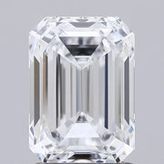1.92ct Emerald Lab Grown Diamond (Colour D, Clarity IF, IGI Certified)