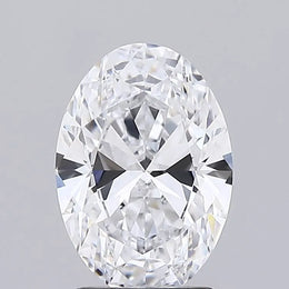 1.92ct Oval Lab Grown Diamond (Colour D, Clarity IF, IGI Certified)