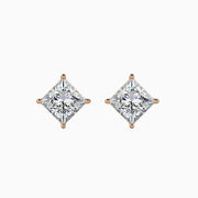 Kate Solitaire Princess Earrings-Dileti