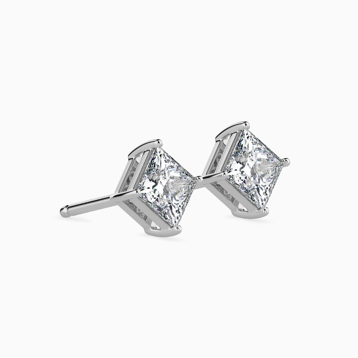 Kate Solitaire Princess Earrings