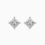 Kate Solitaire Princess Earrings-Dileti