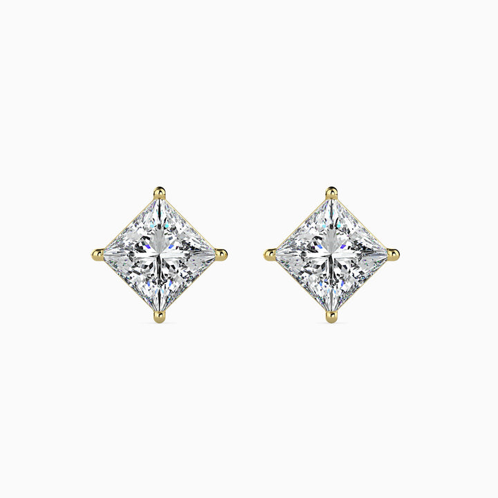 Kate Solitaire Princess Earrings