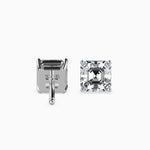 Giulia Solitaire Asscher Earrings-Dileti