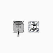 Giulia Solitaire Asscher Earrings-Dileti