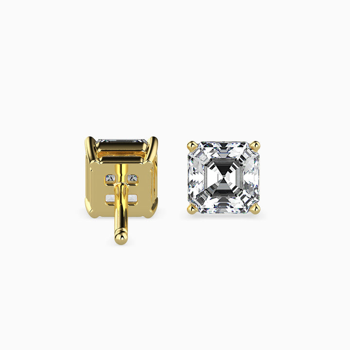 Giulia Solitaire Asscher Earrings