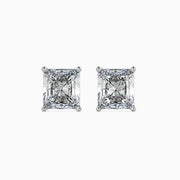 Jacqueline Solitaire Radiant Earrings-Dileti