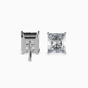 Jacqueline Solitaire Radiant Earrings-Dileti