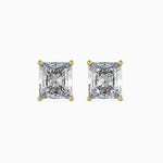 Jacqueline Solitaire Radiant Earrings-Dileti