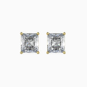 Jacqueline Solitaire Radiant Earrings-Dileti